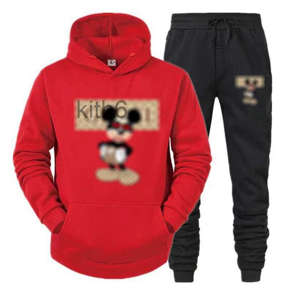 Tasarımcı Trailsuit Mens Sonbahar Özel Lüks UNISEX EĞİTİM GECEK 2 Parça Jogging Suits Sade Track Suit Marka Hoodie Erkekler Sweat Trowuit Setleri 97ZB