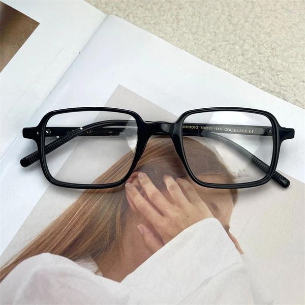 Montature per occhiali da sole Occhiali da lettura per uomo SHINDIG Uomo Donna Montatura per occhiali Lenti Designer di marca Occhiali da vista quadrati in acetato Donna