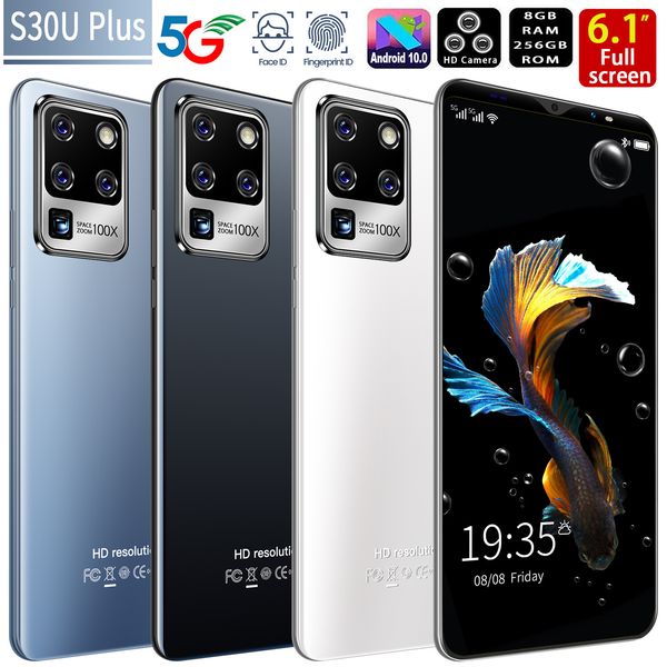 S30uplus Nuovo smartphone transfrontaliero 5G Android 6.1 pollici 1 4G Vendite dirette in fabbrica 10 Telefono cellulare per il commercio estero nucleare