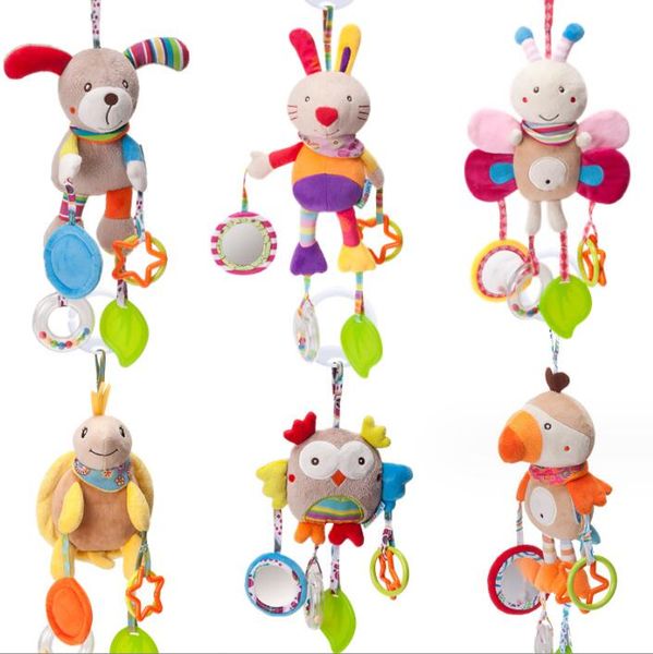 P Puppen Neugeborenen Baby Kinderwagen Spielzeug Rasseln Handys Cartoon Tier Hängende Glocke Pädagogisches 0-12 Monate Speelgoed Drop Lieferung otcs4