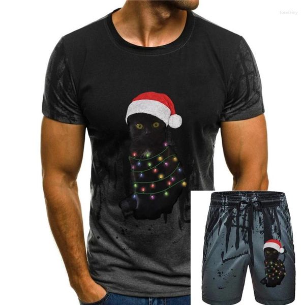 Fatos masculinos preto tshirt natal luz aniversário t camisa presente homens mulheres criança tshirtcartoon unisex moda