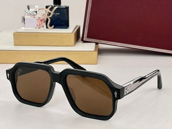 Mode-Sonnenbrille für Männer Frauen Sommer Super Herausforderer Designer stilvolle High Streetstyle Anti-Ultraviolette Retro Platte Square Acetat Rahmen Gläser zufälliger Box