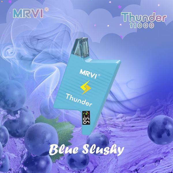 Sigarette elettroniche originali MRVI THUNDER 11000 sbuffi monouso Vape Box batteria ricaricabile 600mah in stock Nave libera