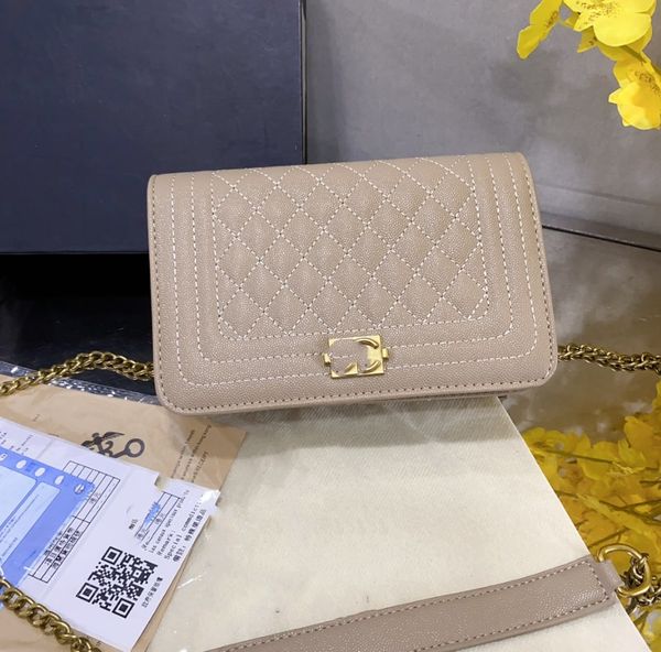 Borsa da donna con catena di diamanti Top Borse a tracolla a tracolla dal design di nicchia coreana di nuova moda per le donne