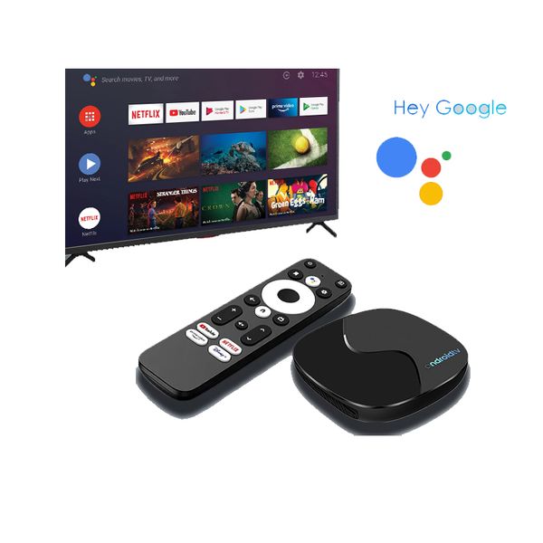 Smart TV Box V96 Android 10.0 Allwinner H313 Quad core com WIFI 2.4/5G GHz 2 + 16G google voice remoto Media Player atacado de fábrica