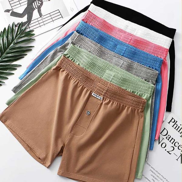 Shorts masculinos 3 unidades / lotes Mens Casual Shorts Sports Gym Respirável Solto Sweatpants Sleep Bottoms Pijamas Loungewear Outfits Shorts 3XL J240124