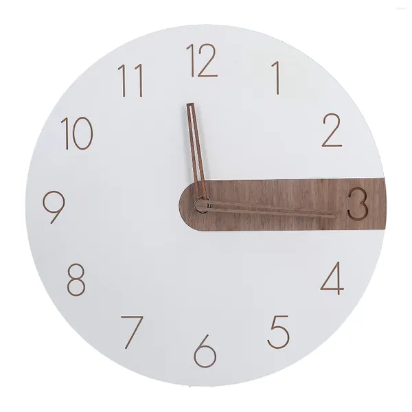 Orologi da parete Orologio moderno Bellissimo arredamento elegante MDF 495 g Nessun ticchettio per soggiorno Camera da letto Sala da pranzo Cucina