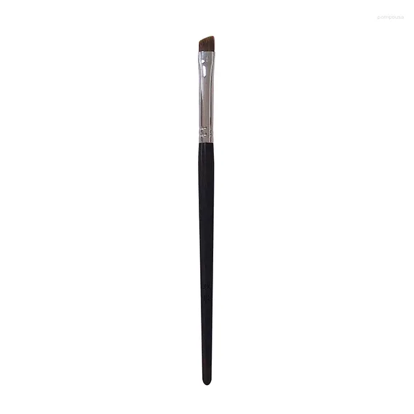 Pincéis de maquiagem T16 Professional Handmade Resiliente Fibra Sintética Angular Pincel de Sobrancelha Ebony Handle Make Up