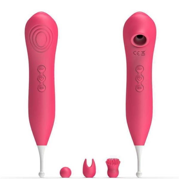 Vibrator Erwachsene Sexprodukte Simulation Penis weiblicher Masturbator Saugvibrator Orgasmus Stift 231129