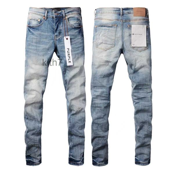 Herren 2023 Designer Ksubi Man Hose Rip Denim Biker Graue Farbe Distress Stretch Motorrad Knochen Halloween Lila Jeans für Herren 436gh GOG7