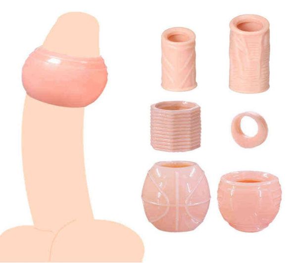 Nxy Cockrings 5 Tipos Correção de Prepúcio Anel Peniano Manga Pênis Atraso Ejaculação Gaiola Masculina Brinquedos Sexuais para Homens Loja de Produtos 2205059480726