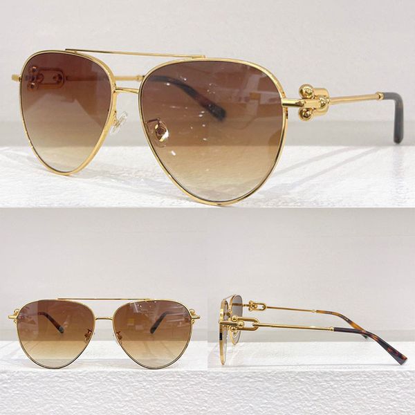 Heißer Verkauf TF3092 Sonnenbrille Viertel 2024 Designer Frauen Marke Gold Rahmen Braun Gläser UV400 Moderne Mode Sonnenbrillen