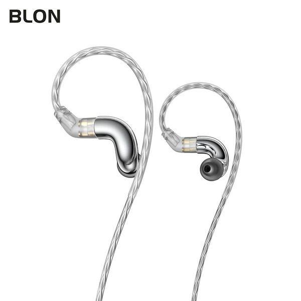 Fones de ouvido intra-auriculares blon blmini 6mm, driver dinâmico, iem dj, corrida, com fio, conector de 2 pinos, blon mini bl03 bl07