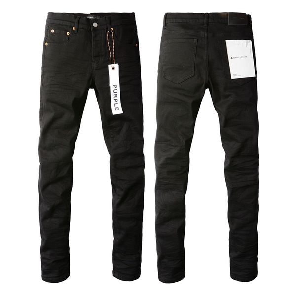 Lila Jeans Herren Jeans Designer Jeans Mode Slim Skinny High Street Denim Hellblaue Paste Rippte Jeans Stapel Jeans Skinny Jeans Patch Jeans Schwarze Jeans