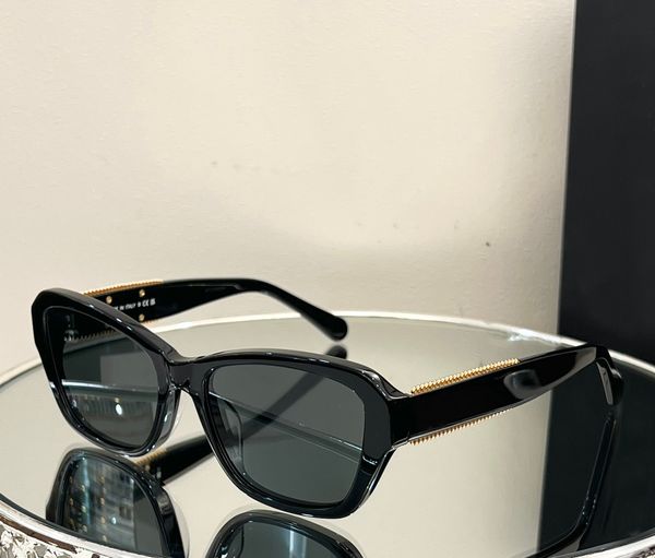 Kelebek zinciri güneş gözlükleri siyah/siyah lensler kadınlar sungasses sonnenbrille tonları sunnies gafas de sol uv400 gözlük kutu