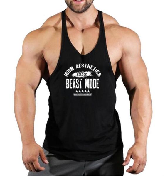 Men039s Tank Tops Halk Giysileri Erkekler için Vücut Geliştirme Gömlek Fitness Giyim Stringer Men39s Yelek Kaslı Adam Sleeveless3661286