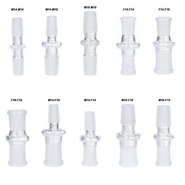 Glassvape666 P006 Cachimbo De Vidro Bong Adaptador Drop Down 14mm/18mm Masculino Feminino Adaptador Dropdown 10 Modelos