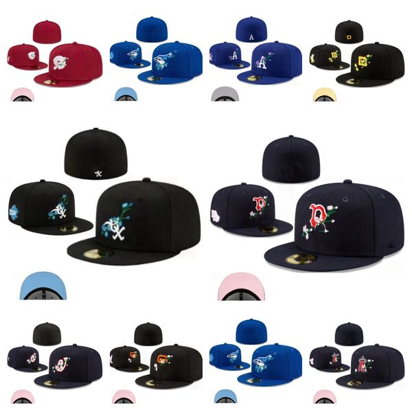 Оптовая продажа, дизайнерские повседневные шляпы, бейсболка, плоская шляпа для взрослых, хип-хоп, хлопок, вышивка букв, спорт, полностью закрытая спортивная кепка на открытом воздухе, баскетбол, вязаные гибкие кепки 7-8