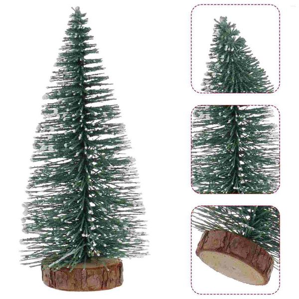Noel Süslemeleri 10 PCS Tree Snow Frost ağaçları Şişe Fırçası Kış Süsleri Parti Evi için Tabletop