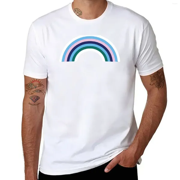 Мужские топы на бретелях, футболка «Будь радугой или чьим-то облаком», толстовки большого размера, футболка, мужские и мужские футболки с графикой