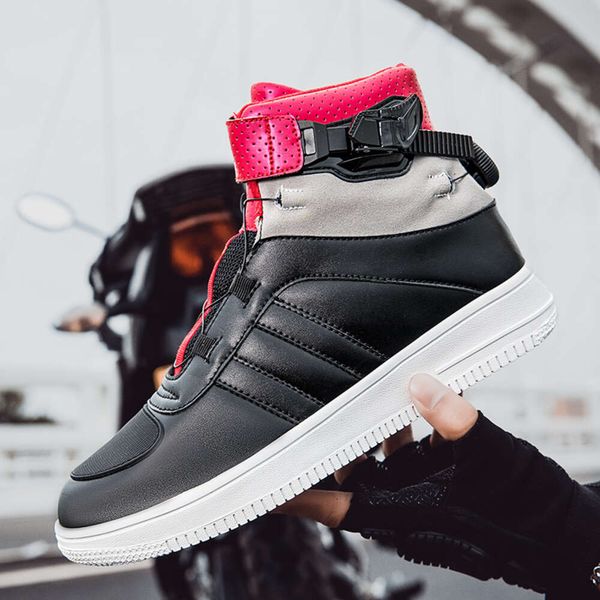 Moda Motosiklet Tur Botları Kadınlar İçin Açık Hava Binicilik Çift Stil Street Racing Boot Koruyucu 36-47 Boyut