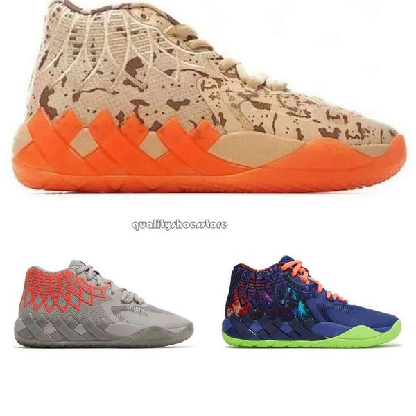 Scarpa da basket Mew Shoes Mb.01 Rick and Morty Scarpe da basket in vendita Lamelos Ball Uomo Donna Iridescent Dreams Buzz City Rock Ridge Rosso Mb01 Galaxy Not Top