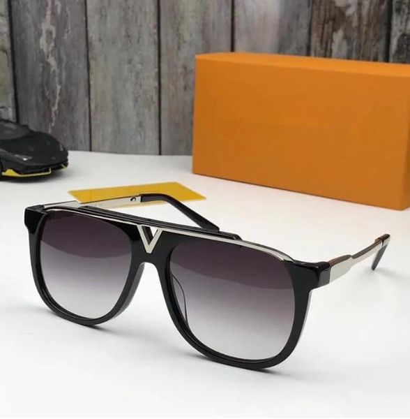 Top Damen-Sonnenbrille, luxuriös, beliebt, Retro-Vintage-Brille, Herren-Designer-Sonnenbrille, glänzendes Gold, Sommer-Stil, Laser-Logo, hochwertige vergoldete Schutzbrille