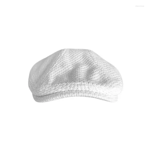 Berretti Sboy in bianco e nero Berretti da uomo in cotone Berretto piatto Cappello caldo Cappelli da guida Gastby Ivy Per uomo Berretto britannico vintage 48