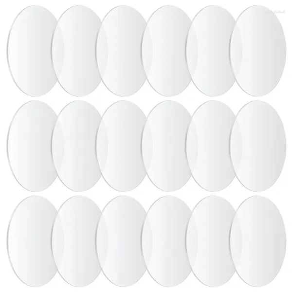 Llaveros Hojas de acrílico redondas transparentes 4 pulgadas Discos circulares Tableros en blanco Signos para marco de imagen Pintura DIY Crafts