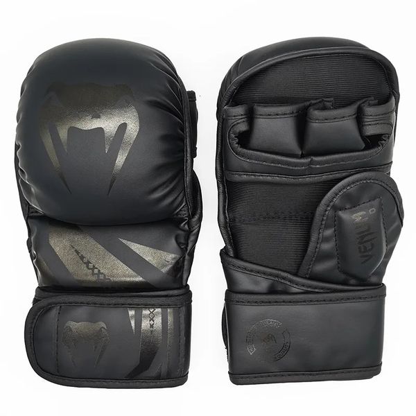 Boxe Fighting Challenger 3.0 Luvas de sparring MMA Treinamento Adulto Punching Sandbags Luvas de boxe profissionais de meio dedo 240125