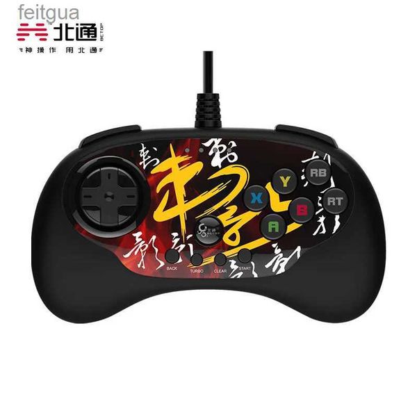 Oyun Denetleyicileri Joysticks Orijinal Betop Beitong USB Kablolu Gamepad Arcade Fighting Joystick Android TV/ PC/ Steamstreet Fightertekken 7 YQ240126