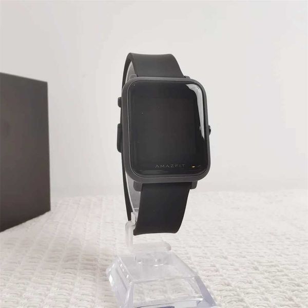 Outros relógios Amazfit Bip Smart Watch Bluetooth GPS Sports Watch Bússola Frequência Cardíaca IP68 À Prova D 'Água 85-95 Nova Exposição SmartWatches Sem Caixa 240125