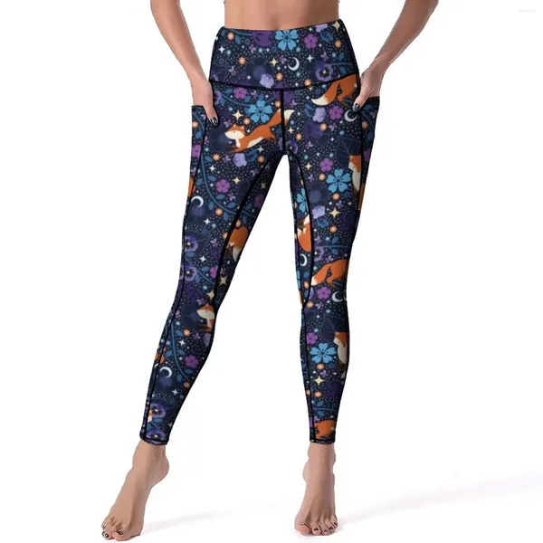 Damen-Leggings, verträumte Folk-Yogahose, sexy Blumendruck, Grafik, hohe Taille, Fitness-Leggins, Damen, lustige Stretch-Sportstrumpfhose