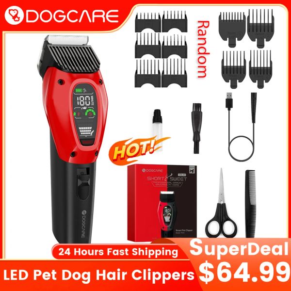 Grooming Dogcare Pc01 Elektrische Hundeschermaschine, intelligent, geräuscharm, Haustier, Katzen, Hunde, Haarschneidemaschine, Trimmer, LED, kabellose Haarschnitt-Pflegewerkzeuge