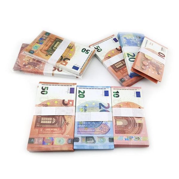 Sonstiges festliches Partyzubehör 3er-Pack Neue Falschgeld-Banknoten Party 10 20 50 100 200 US-Dollar Euro Pfund Englische Banknoten Realistische Dhseg