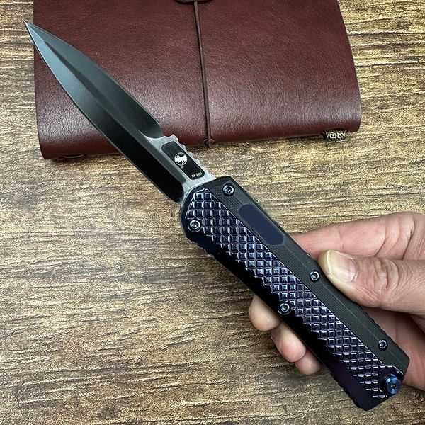 Coltelli tascabili Micro OTF Tech Coltello Glykon Lama M390 Coltello per autodifesa esterna Lega di alluminio di zinco + Maniglia G10 Strumenti EDC