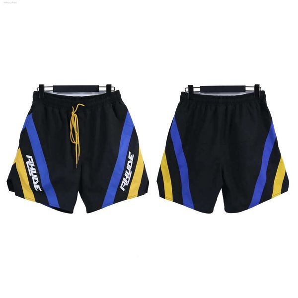 Rhude Shorts Designer-Shorts für Herren, Hose, Trainingshose, locker und bequem, modisch, beliebt, 2023, neuer Stil, S, M, L, Xl, locker, schnell trocknend