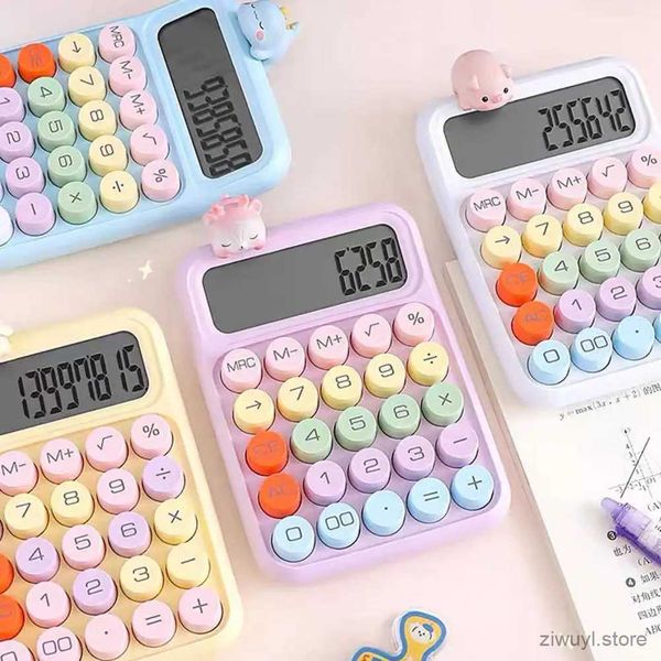 Calculadoras Tela Calculadora de mesa Calculadora de mesa eficiente com inspiração vintage Exibição precisa de cálculo de 12 dígitos para fácil uso no escritório