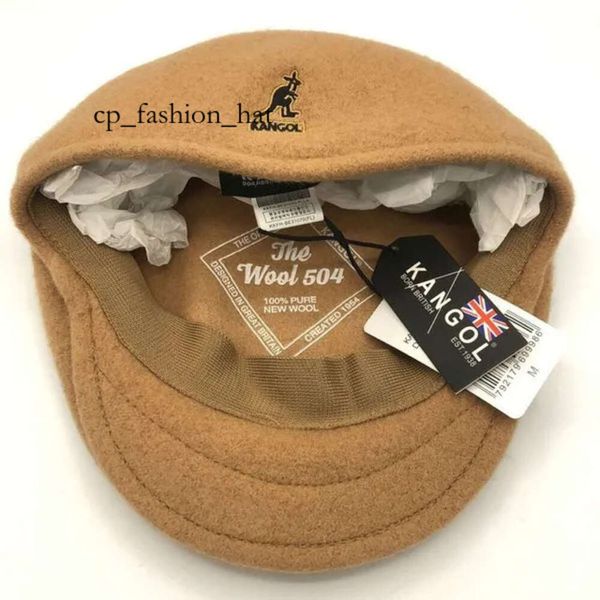 Baskenmützen Kangol, amerikanischer Stil, Känguru, hochwertige echte Wolle, französischer Maler, Herbst- und Winter-Ballmützen, Herren- und Damenmützen, modische weiße Fuchs-Baskenmützen 8537