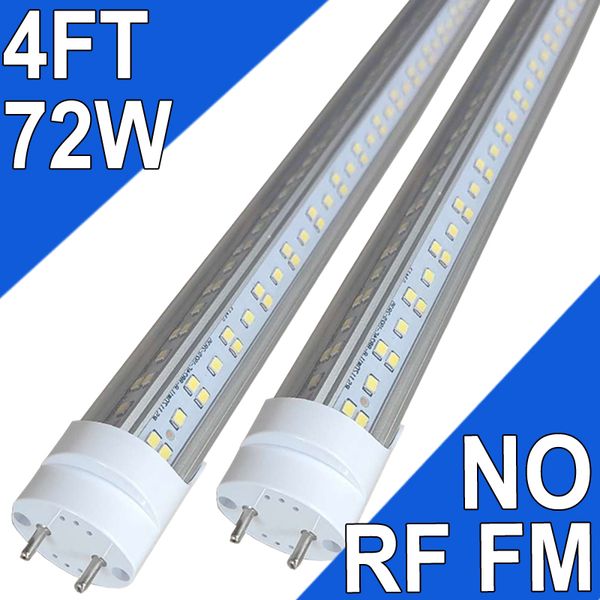 Lâmpadas tubulares LED 4FT T8 T10 T12 48 