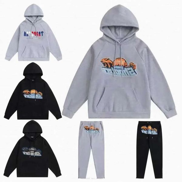 Erkek Trailtsuits Trapstar London Sports Sweatshirt 2 Parçası Hoodie ve Pantolon Sonbahar Kış Sweatshirt Trapstar atıcılar Uzun Imprea Mektubu 238