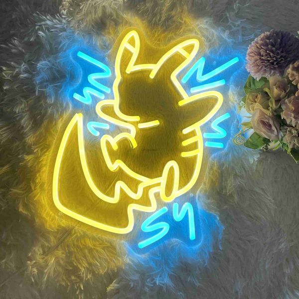 Sinal de néon LED Sinais de néon para decoração de parede Luzes LED personalizáveis Man Cave Good Vibe Bar Club Sign Beautiful Girl Bedroom Night Lamp Animes Neon YQ240126