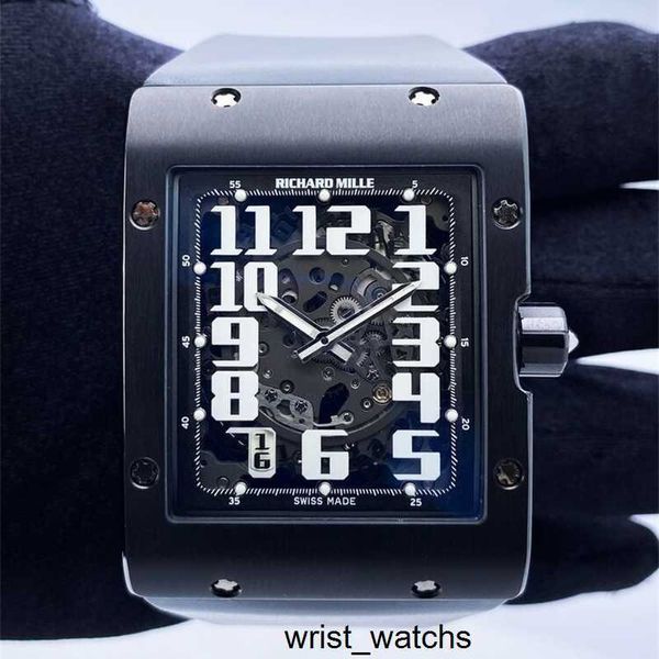 MOVIMENTO REW RM PULHO REKARDSMILLE Wristwatch RM016 Extra RM016 AL TI Titanium Mens Watch Box Papers