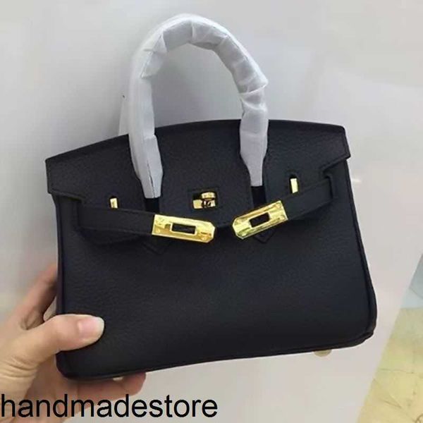 2024 Bags Bag Platinum echtes Mode echtes Leder -Frauenbeutel Star Bag Cowide Litchi Muster Handheld eine Schulter -Crossbody -Tasche mit Logo