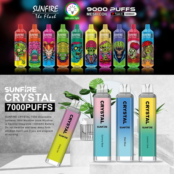 Großhandel 7000 Kristall Finish -Stange Einweg -Pods Pro Max 7k 9k 10k 12k 15K Puffs plus Dampfabtreibungen Digital E Cig Tornado Vape 9000 12000 15000 Polen Slowakei UK