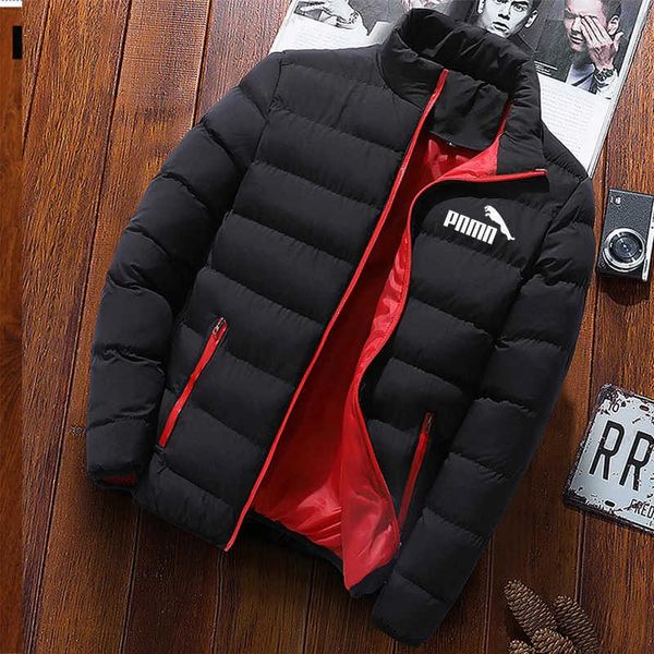 Jaquetas masculinas 2023 moda versátil moda masculina clássico algodão jaqueta inverno quente neve jaqueta atual topo xs-4xl t240126