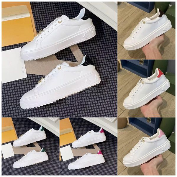 Designer de luxo sapatos casuais moda ao ar livre plataforma sapato mulheres branco rosa vermelho verde preto esportes treinadores homens mulheres vintage camurça tênis reflexivos