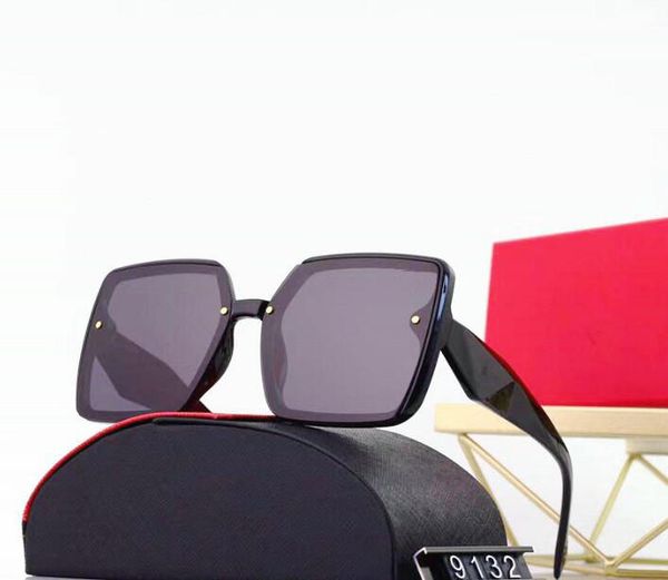 Neue Designer-Sonnenbrille für Damen und Herren, modischer Stil, quadratischer Rahmen, Sommer-polarisierte Sonnenbrille, klassisch, Retro, 4 Farben, optional mit Box 1932