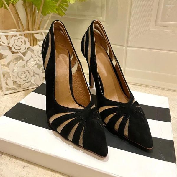 Модельные туфли, модные женские туфли-лодочки с острым носком на шпильке, размер 34–43, тонкие высокие каблуки 10,5 см, подиум для вечеринок и подиумов для женщин
