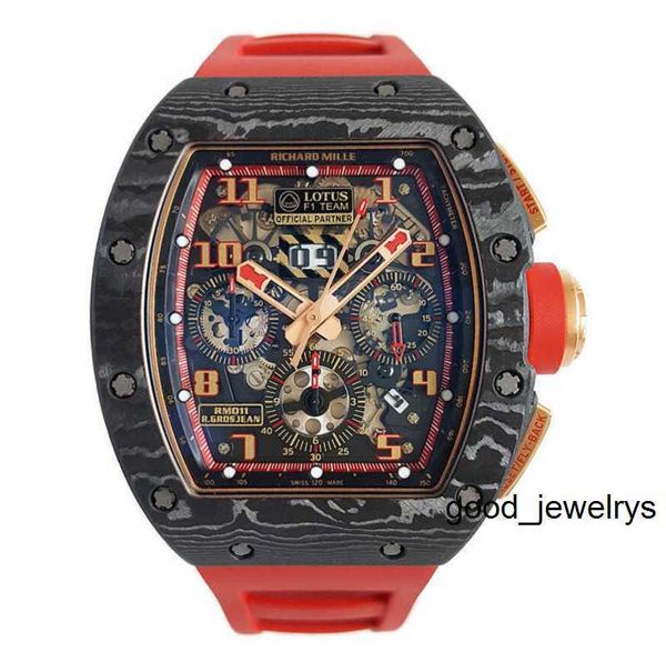 Luxusuhr RM Armbanduhr Richards Milles Armbanduhr RM011 LOTUS F1 TEAM 50*40mm 7FP1